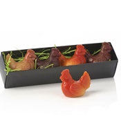 Réglette de 4 mini Poules